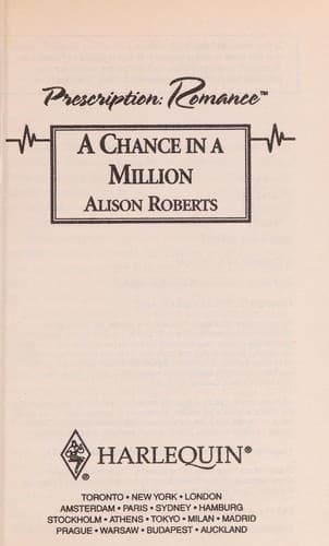 Cover of A Chance in a Million by Alison Roberts