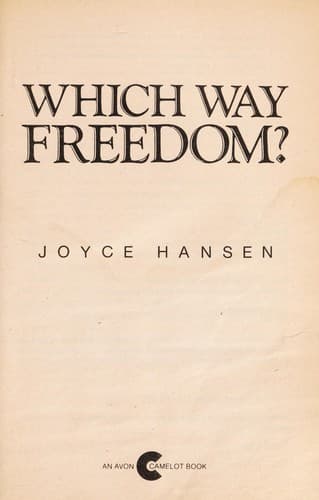 Cover of Which Way Freedom by Joyce Hansen