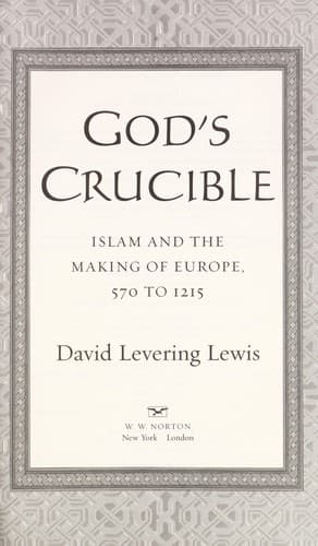 Cover of God's crucible by Lewis, David L