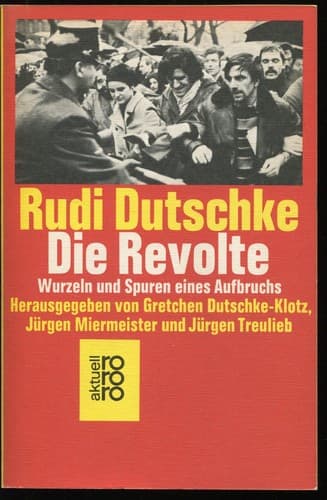 Cover of Die Revolte by Rudi Dutschke