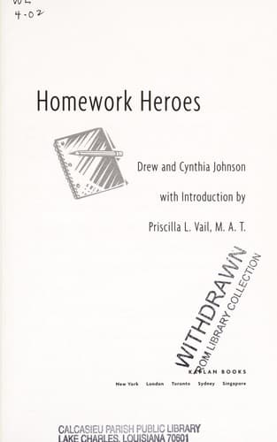 Cover of Homework heroes by Drew Johnson
