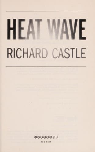 Cover of Heat Wave by Richard Castle