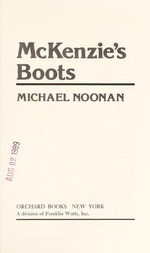 Cover of McKenzie's boots by Michael Noonan