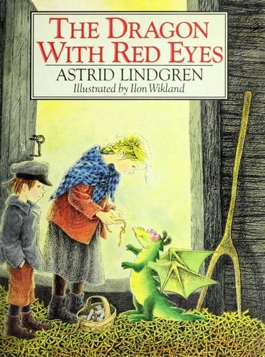 Cover of Draken med de röda ögonen by Astrid Lindgren