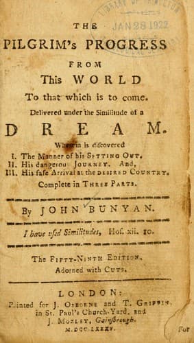 Cover of The Pilgrim's Progress by John Bunyan
