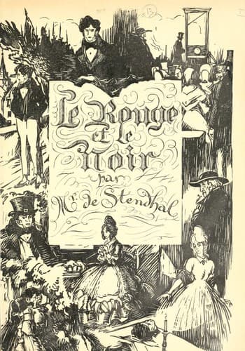 Cover of Le rouge et le noir by Stendhal