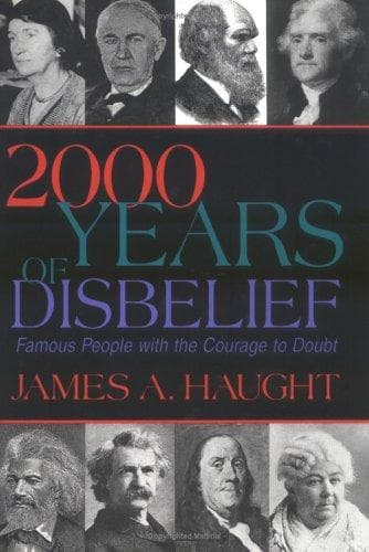 Cover of 2000 years of disbelief by James A. Haught