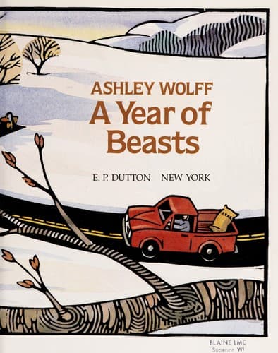 Cover of A year of beasts by Ashley Wolff