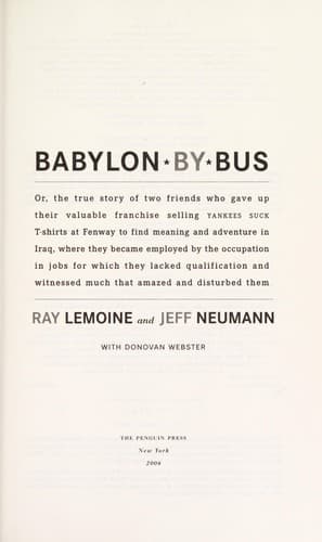 Cover of Babylon by bus by Ray LeMoine