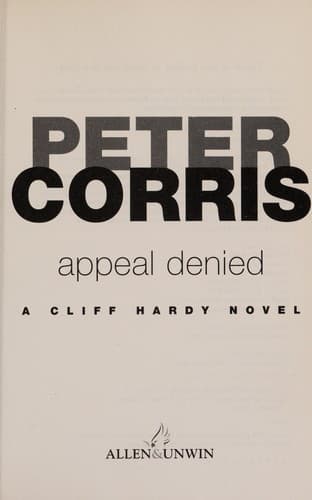 Cover of Appeal denied by Peter Corris