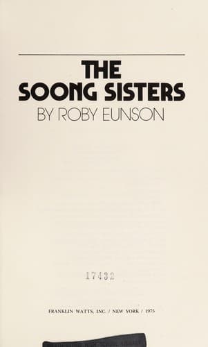 Cover of The Soong sisters by Roby Eunson