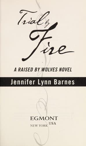 Cover of Trial by Fire by Jennifer Lynn Barnes