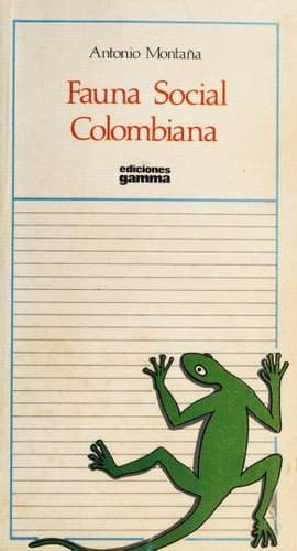Cover of Fauna social colombiana by Antonio Montaña