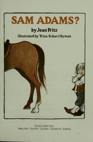 Cover of Why Don't You Get a Horse, Sam Adams? by Jean Fritz