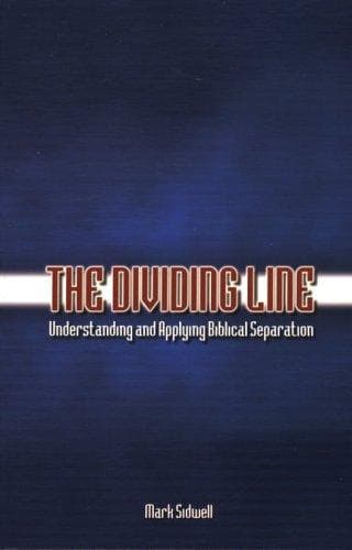 Cover of The dividing line by Mark Sidwell