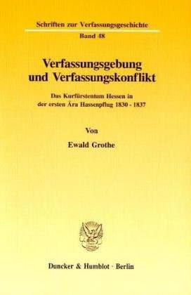 Cover of Verfassungsgebung und Verfassungskonflikt by Ewald Grothe
