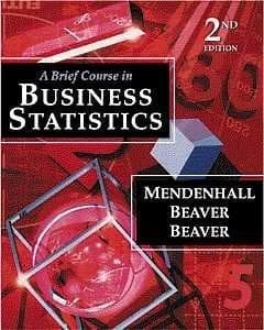Cover of A brief course in business statistics by William Mendenhall