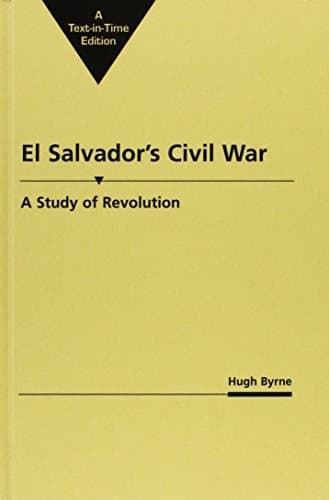 Cover of El Salvador's civil war by Hugh Byrne