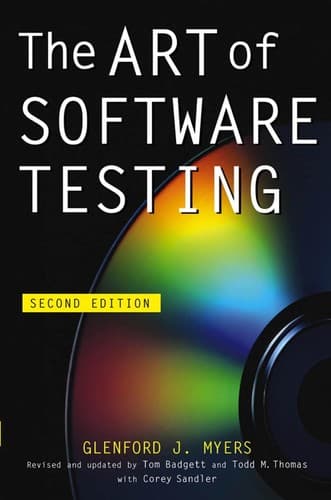 Cover of The art of software testing by Glenford J. Myers