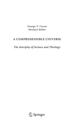 Cover of A comprehensible universe by George V. Coyne