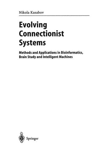 Cover of Evolving connectionist systems by Nikola K Kasabov