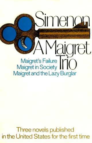 Cover of A Maigret trio by Georges Simenon