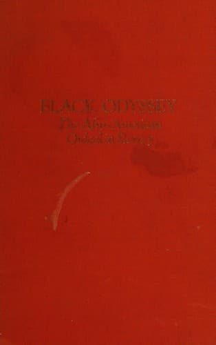 Cover of Black Odyssey by Nathan Irvin Huggins
