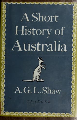 Cover of A short history of Australia by A. G. L. Shaw