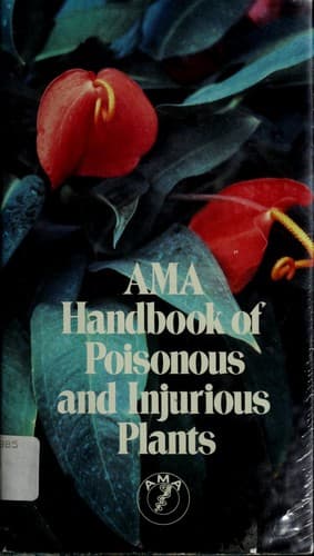 Cover of AMA handbook of poisonous and injurious plants by Kenneth F. Lampe