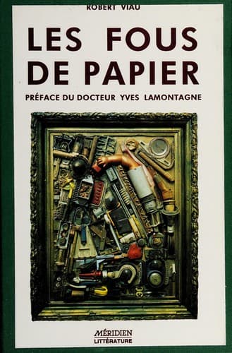 Cover of Les fous de papier by Robert Viau