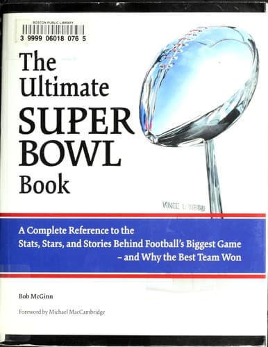Cover of The ultimate Super Bowl book by Bob McGinn