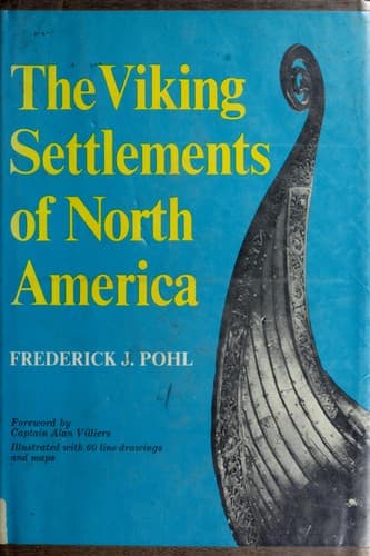 Cover of The Viking settlements of North America by Frederick Julius Pohl
