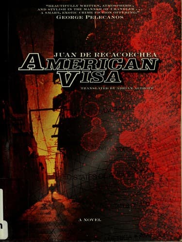 Cover of American visa by Juan Recacoechea S