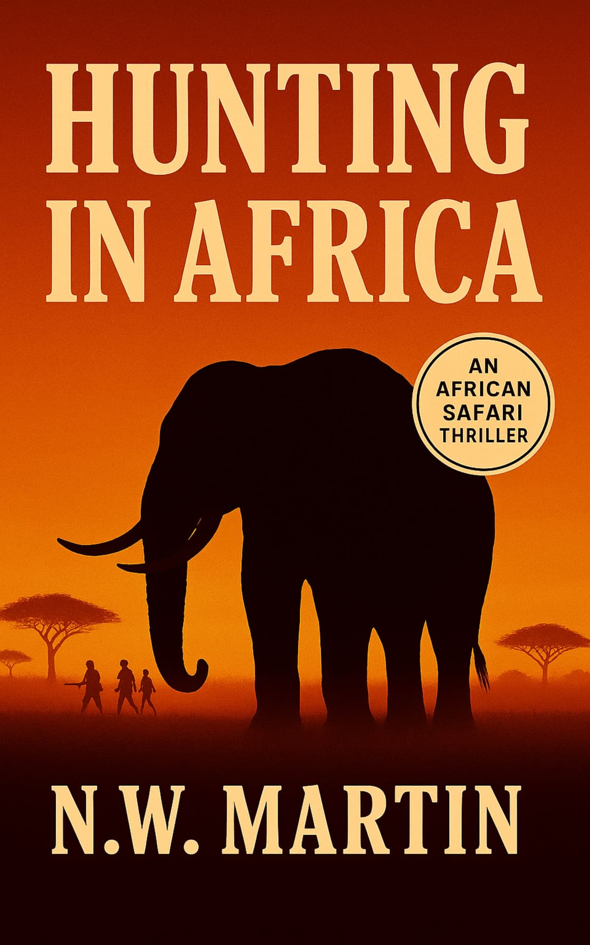 Cover of Hunting in Africa: An African Safari Thriller by N.W. MARTIN
