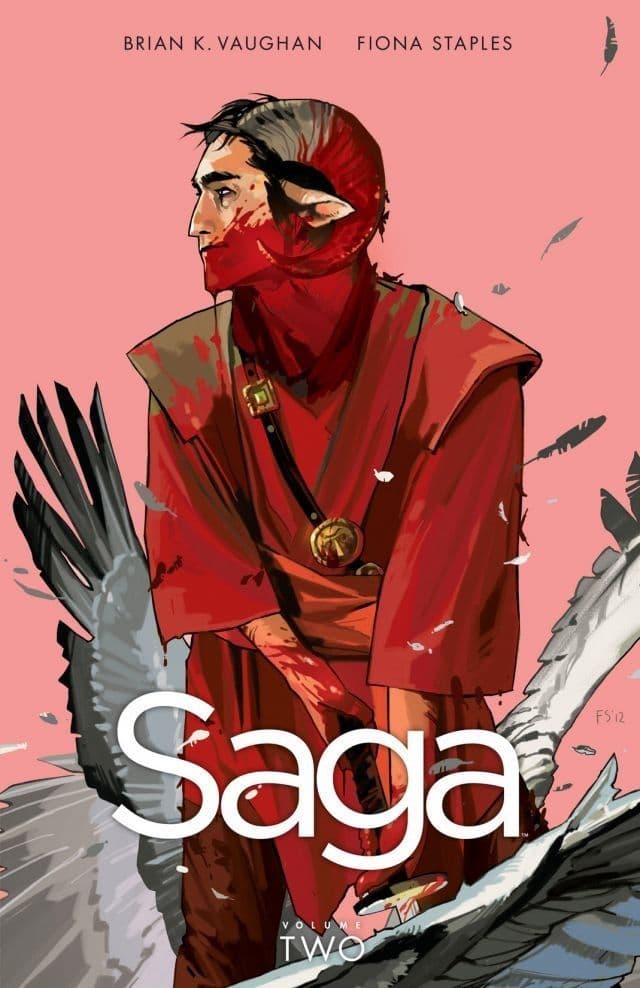 Cover of Saga Volume 2 by Brian K. Vaughan